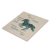 Carreau Carrelage en céramique du cheval d'inspiration (Côté)