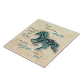 Carreau Carrelage en céramique du cheval d'inspiration (Côté)