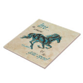 Carreau Carrelage en céramique du cheval d'inspiration (Côté)