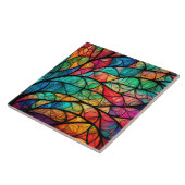 Carreau Carrelage en céramique en verre tendu vibrant (Côté)