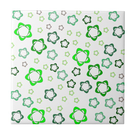 Carreau Carrelage en céramique étoilé (Devant)