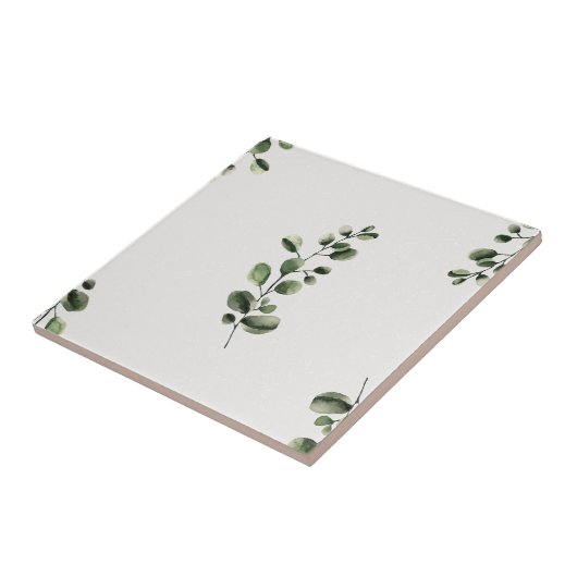 Carreau Carrelage en céramique Eucalyptus sans joint (Côté)