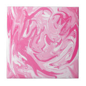 Carreau Carrelage en céramique Faux blanc et rose (Devant)