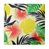 Carreau Carrelage en céramique Feuille colorée - Tropical (Devant)