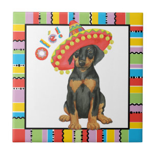 Carreau Carrelage en céramique Fiesta Doberman Pinscher