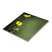 Carreau Carrelage en céramique Fleurs Jaunes (Côté)