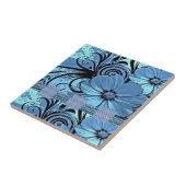 Carreau Carrelage en céramique Floral (Côté)