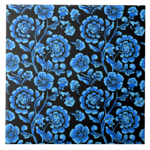 Carreau Carrelage en céramique florale
