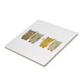 Carreau Carrelage en céramique Four Gold Owls (Côté)