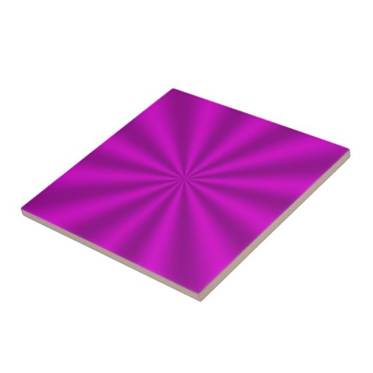 Carreau Carrelage en céramique Fuchsia Starburst (Côté)