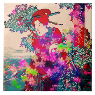 Carreau Carrelage en céramique géisha