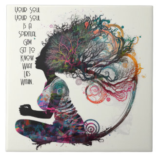 Carreau Carrelage en céramique Gem spirituel pour femme in