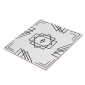 Carreau Carrelage en céramique géométrique Art déco (Côté)