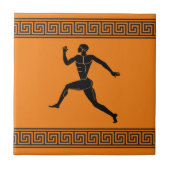 Carreau Carrelage en céramique grecque Athlete Runet (Devant)