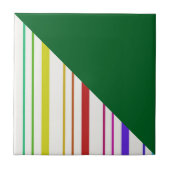 Carreau Carrelage en céramique Grille couleur vert (Devant)