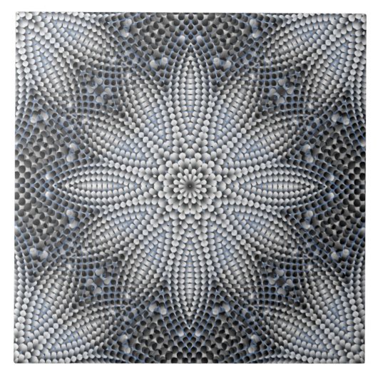 Carreau Carrelage en céramique grise transparente (Devant)