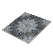 Carreau Carrelage en céramique grise transparente (Côté)