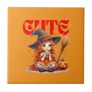 Carreau Carrelage en céramique Halloween Witch