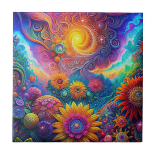 Carreau Carrelage en céramique Hippie Art