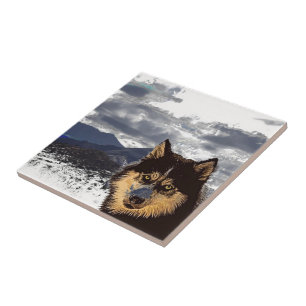 Carreau Carrelage en céramique Husky de Sibérie