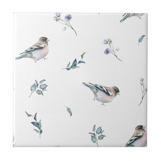 Carreau Carrelage en céramique inox Feuilles (Devant)