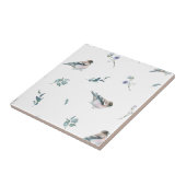 Carreau Carrelage en céramique inox Feuilles (Côté)