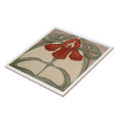 Carreau Carrelage en céramique - Iris Art Nouveau Floral O (Côté)