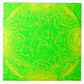 Carreau Carrelage en céramique jaune (Devant)