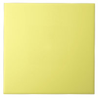 Carrelage en céramique jaune citron.