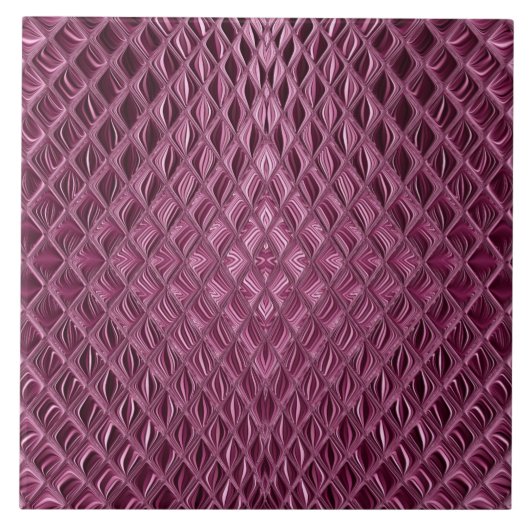 Carreau Carrelage en céramique magenta décoratif (Devant)