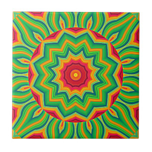 Carreau Carrelage en céramique Mandala
