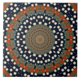 Carreau Carrelage en céramique Mandala moderne