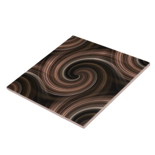 Carreau Carrelage en céramique multi-Brown transparent (Côté)