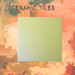 Carreau Carrelage en céramique Ombre en céleri solide<br><div class="desc">Carrelage en céramique céleri vert foncé. Une tuile mélangée et assortie à notre tuile fleurie décorative avec des panneaux bleus et mauves. Correspond aux oeuvres d'art en toile. Carrelage également avec arrière - plan carrelé vert clair également. Nous disposons d'une large sélection de carreaux décoratifs ainsi que de carreaux unis....</div>