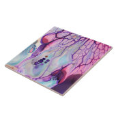 Carreau Carrelage en céramique - Papillon ailes Abstrait 2 (Côté)