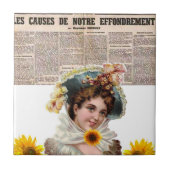 Carreau Carrelage en céramique Paris France Journal (Devant)