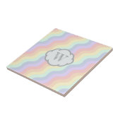 Carreau Carrelage en céramique Pastel Rainbow Waves (Côté)