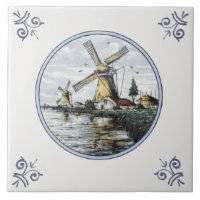 Carrelage en céramique pittoresque Delft Polychrom