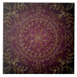 Carreau Carrelage en céramique Plum Gold