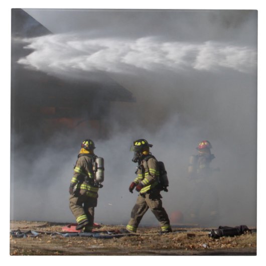 Carreau Carrelage en céramique pompier (Devant)