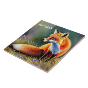 Carreau Carrelage en céramique pour enfants Fox personnali