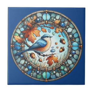 Carreau Carrelage en céramique pour oiseaux d'automne