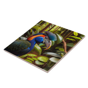 Carreau Carrelage en céramique pour oiseaux tropicaux