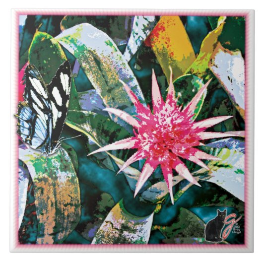 Carreau Carrelage en céramique Prickie Bromie (Devant)