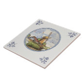 Carreau Carrelage en céramique Repro Delft Polychrome Pitt (Côté)
