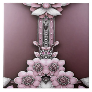 Carreau Carrelage en céramique rose