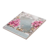 Carreau Carrelage en céramique rose (Côté)