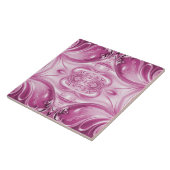 Carreau Carrelage en céramique rose (Côté)