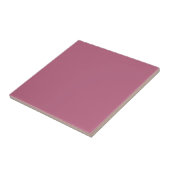 Carreau Carrelage en céramique rose mauve solide (Côté)