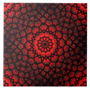 Carreau Carrelage en céramique rouge sans joint